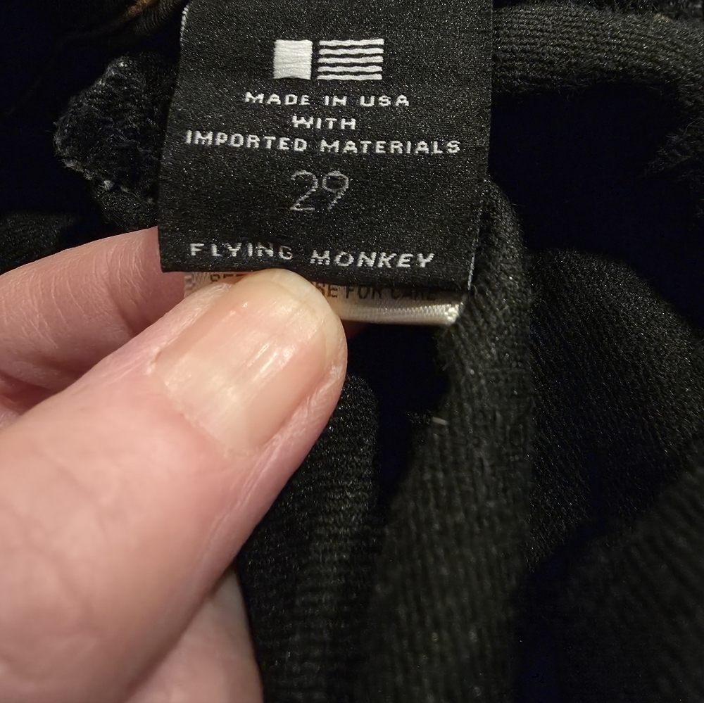Flying Monkey Women's Dark Blue Straight Leg Jeans. Size 29. - Picture 3 of 5